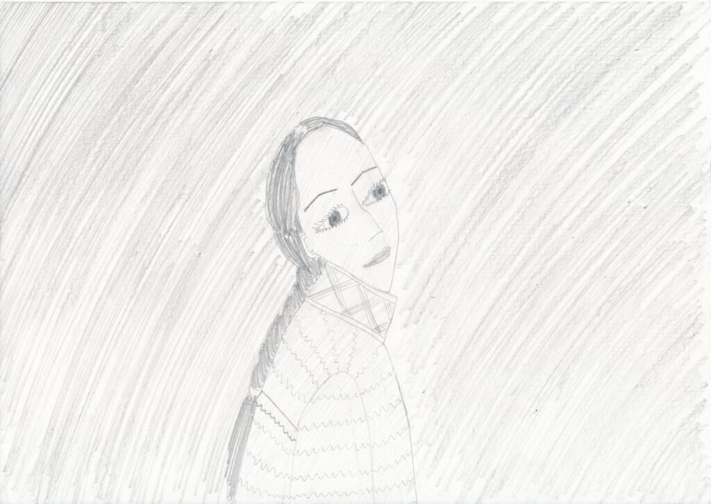 Портрет с косой