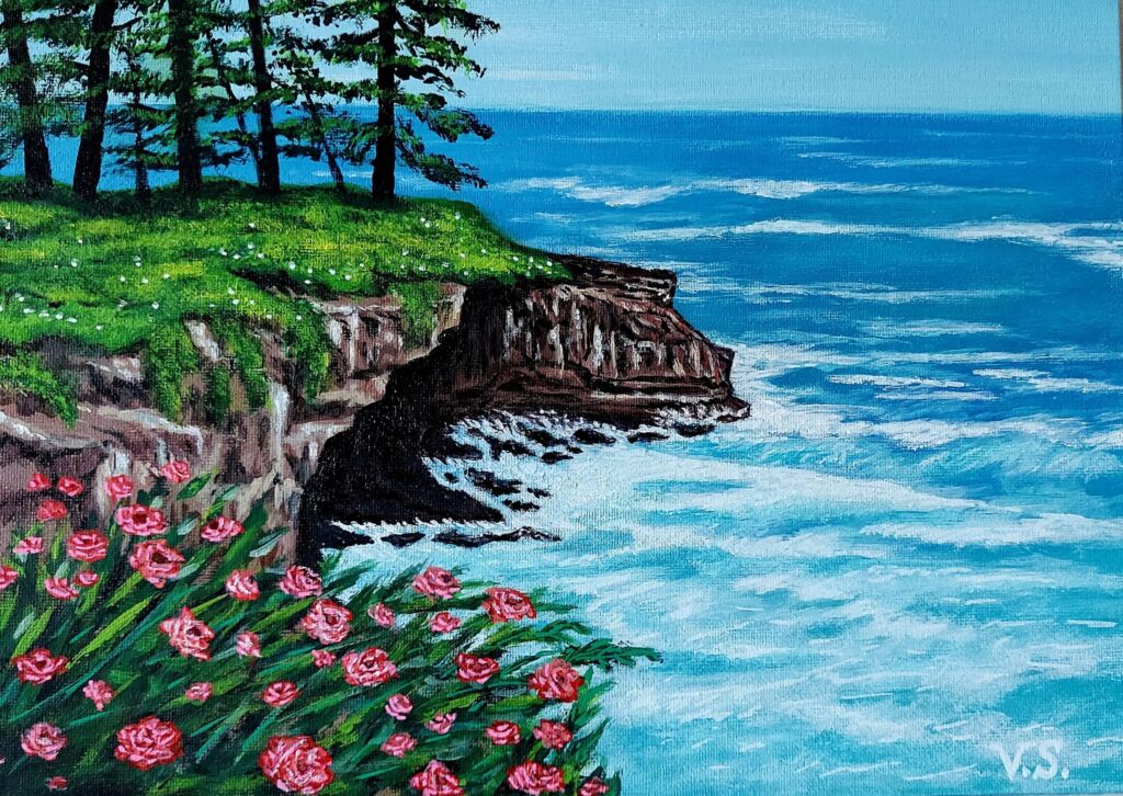 Море и розы