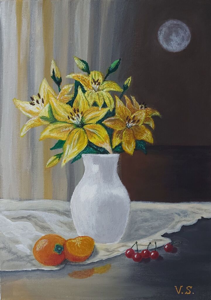 Лилии в вазе