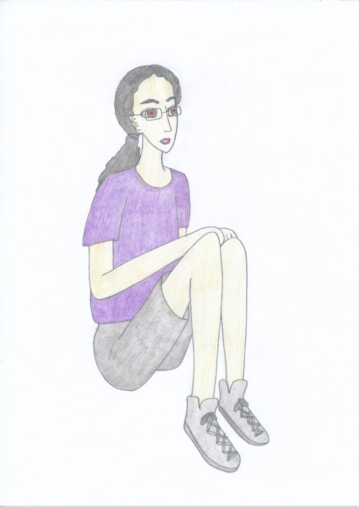 Фиолетовый портрет