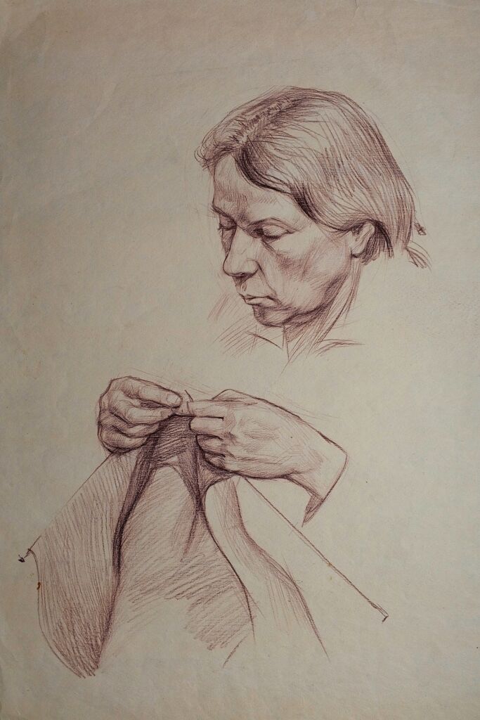 “За вязанием”