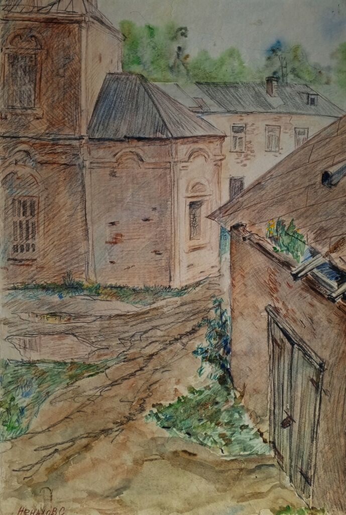 “В Рыльском мужском монастыре”.