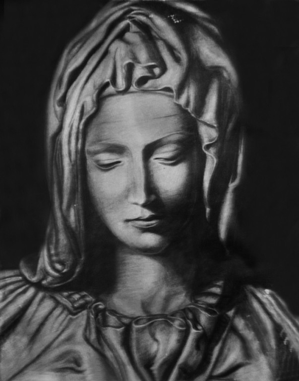 Фрагмент скульптуры “Пьета”