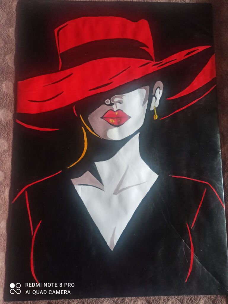 Девушка в шляпе.