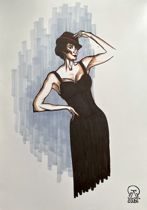 Дама в чёрном