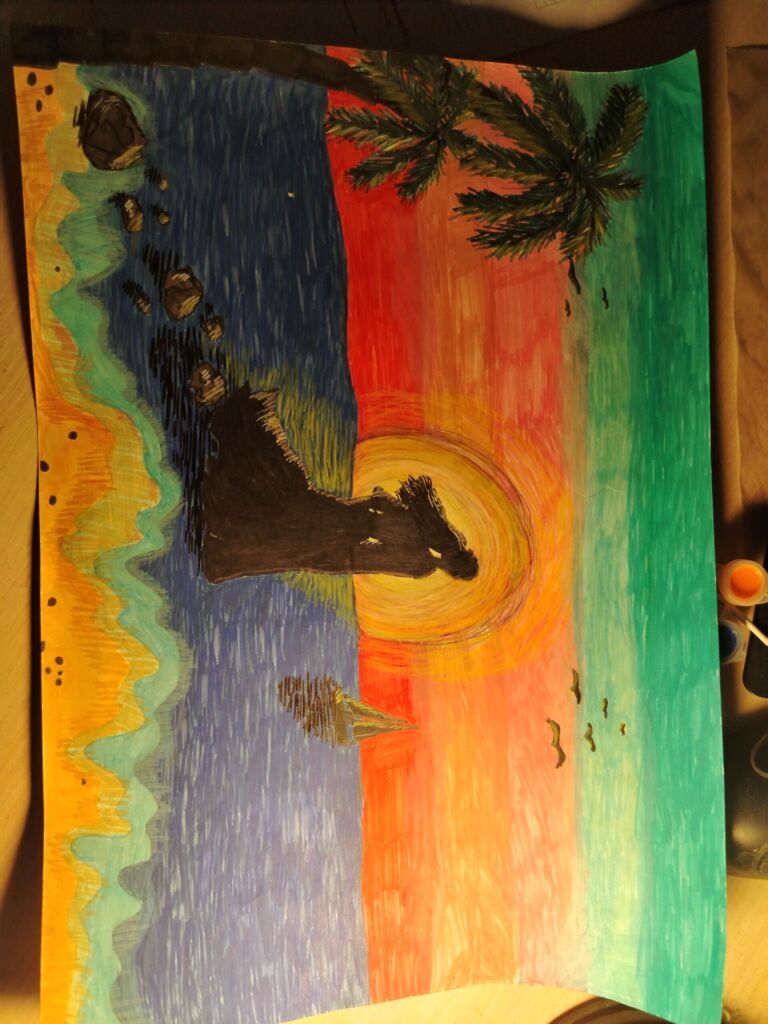 Я встречаю с тобой закаты и расветы