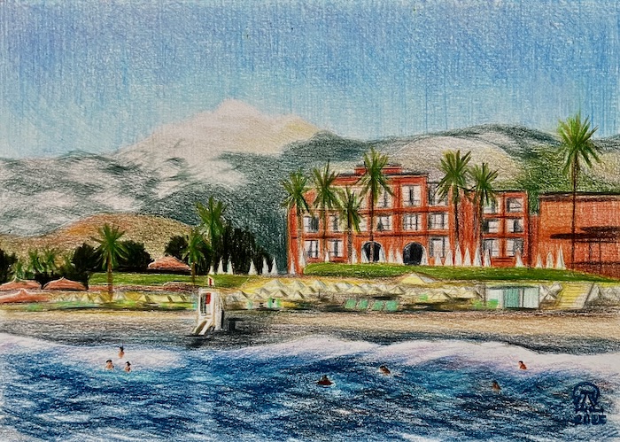 Кемер. Пляж.