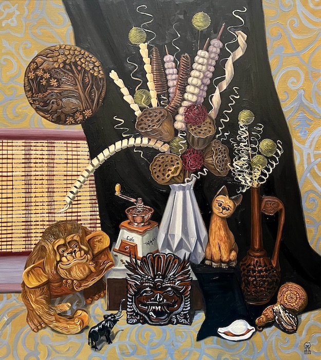 Натюрморт с тайской маской