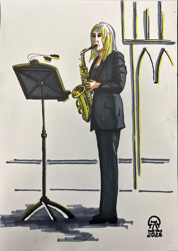 Саксофонистка