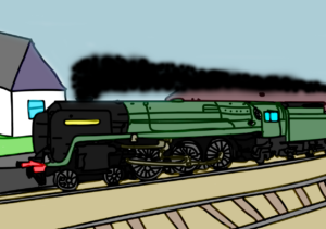 “Oliver Cromwell” – один из поздних британских паровозов
